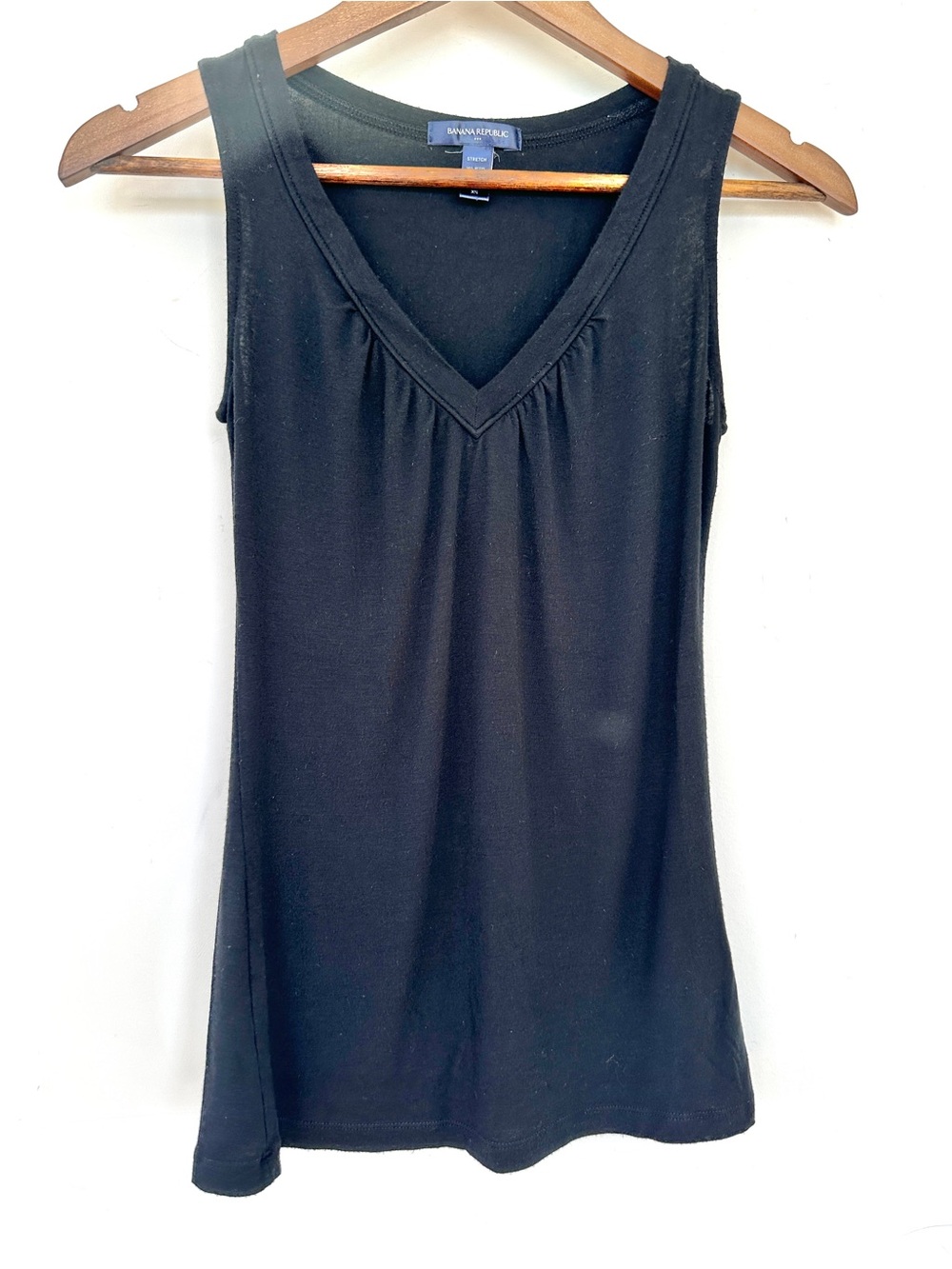 Banana Republic Black V-Neck Tank